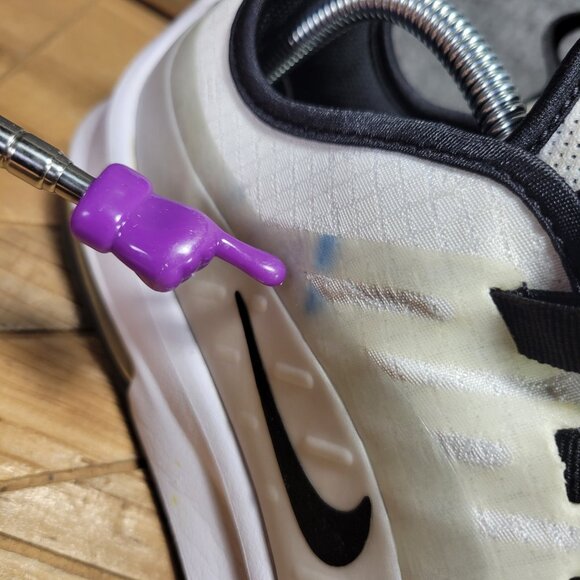 Nike Air Max Axis Premium Size 10.5 AA2148-100 Silver White Cream Black - Picture 6 of 15